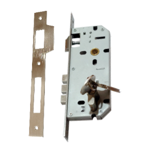 Mortise Locks Grey Color With Cylinder And Key LK04