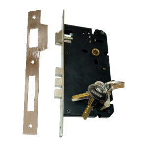 Mortise Locks Black Color With Key LK05